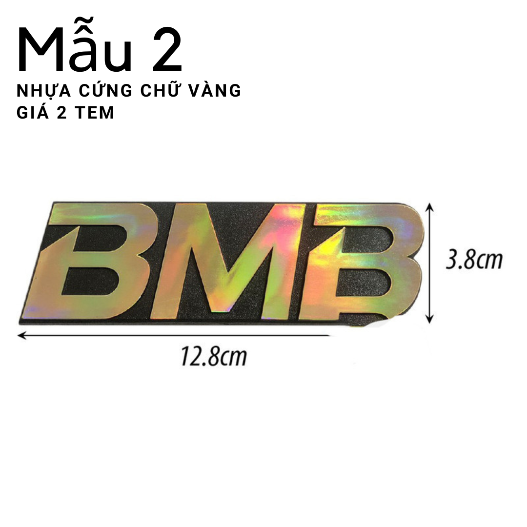 Tem Loa BMB Nhiều Mẫu Dán Thùng Loa ( 1 Đôi )