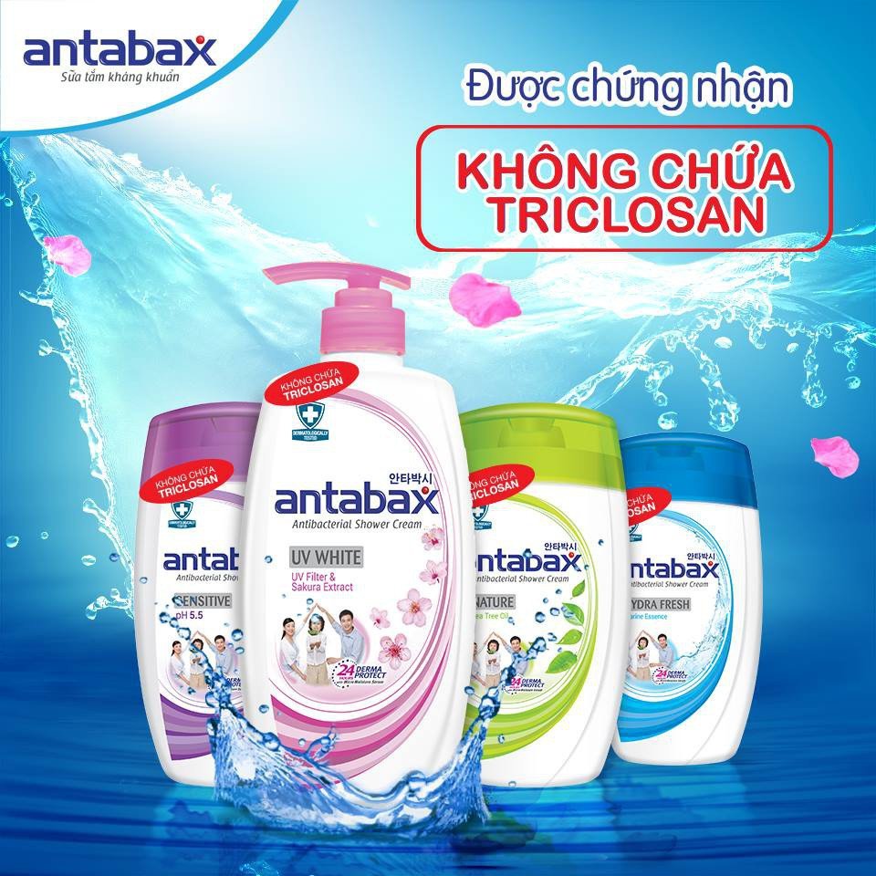 Sữa tắm bảo vệ da kháng khuẩn Antabax 900ml