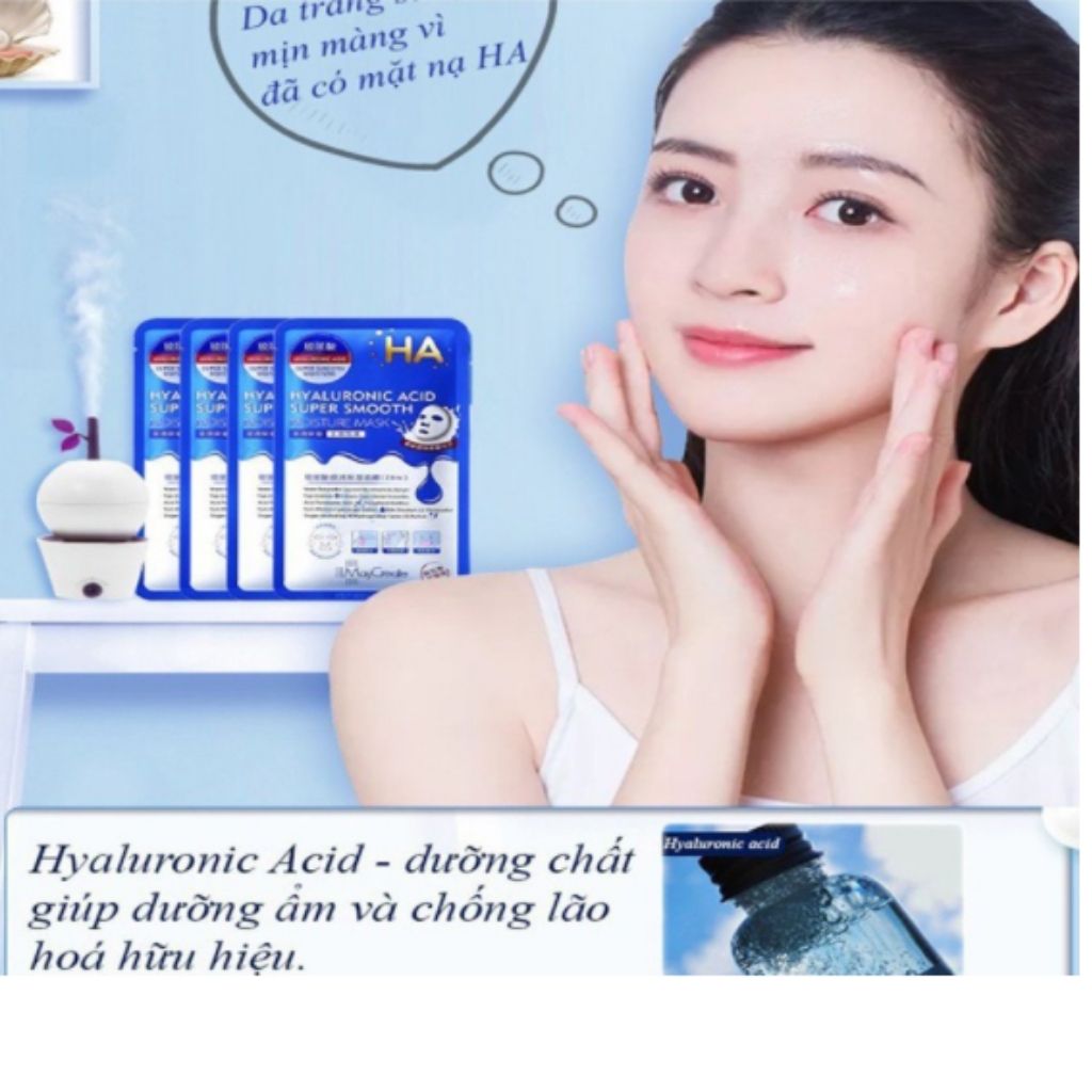 [2 MIẾNG] Mặt Nạ Dưỡng Ẩm, mặt Nạ Trắng Da HA Mask