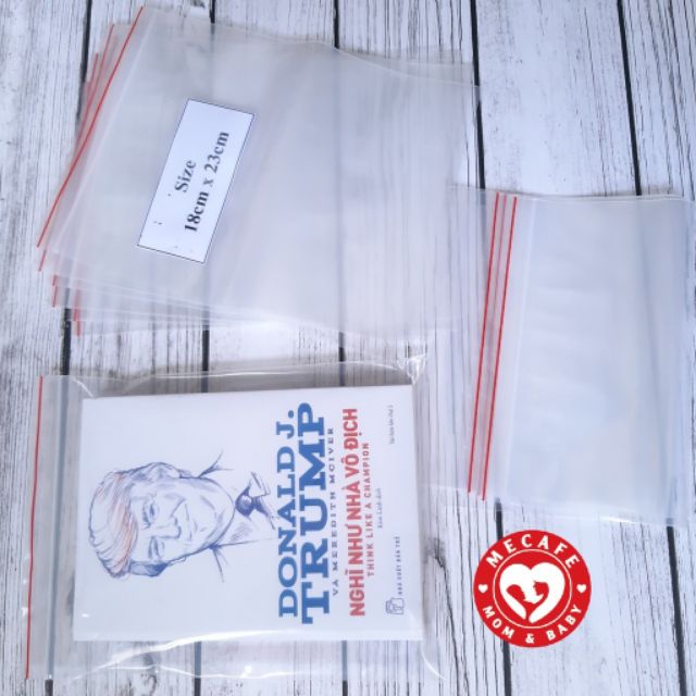 (Ảnh thật) 500gr Túi Zip Viền Đỏ các size