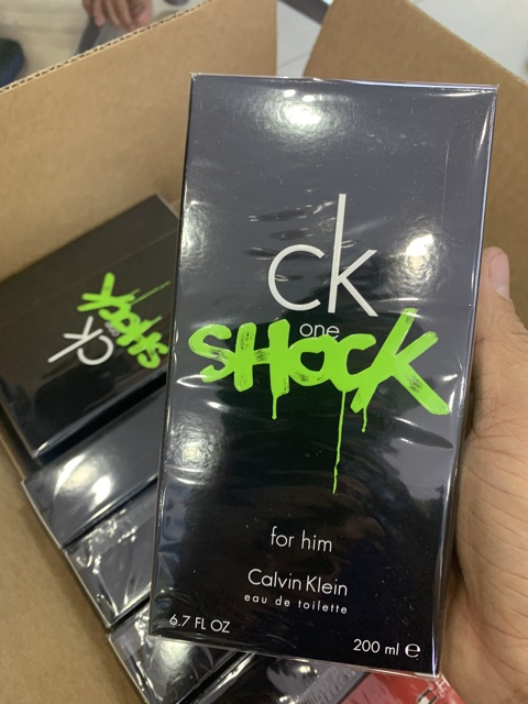 [HCM]Nước hoa nam ck one shock for him 200ml full seal