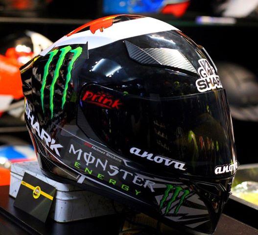 Tem decal Monster Shark dán nón bảo hiểm