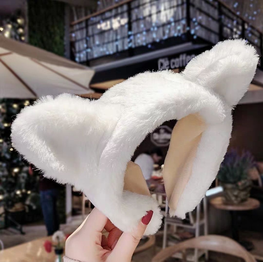 Băng Đô Bờm Tai Mèo Cài Tóc Nữ Sang Trọng