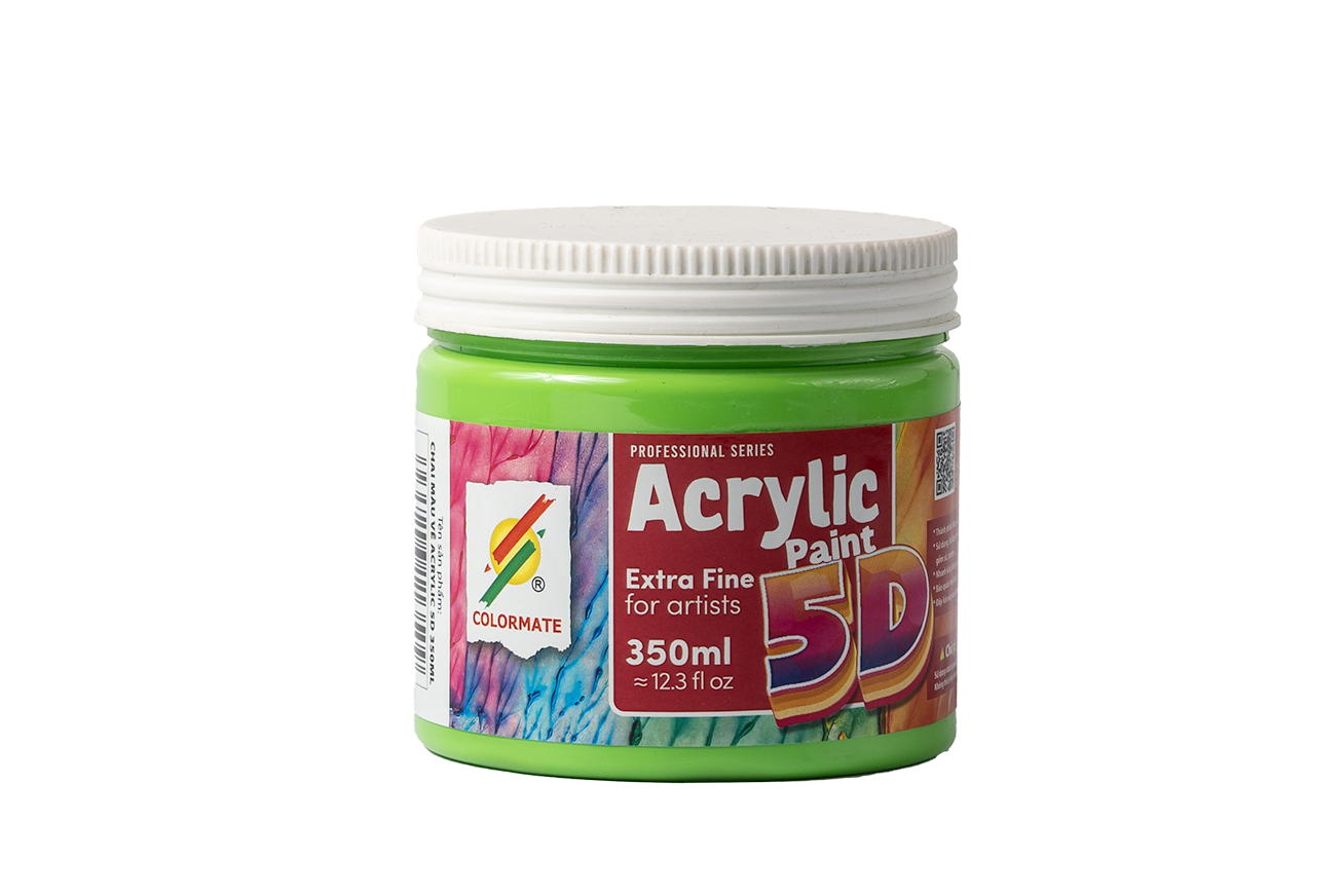 Màu vẽ Colormate ACRYLIC 5D lọ 350ml - COLORMATE