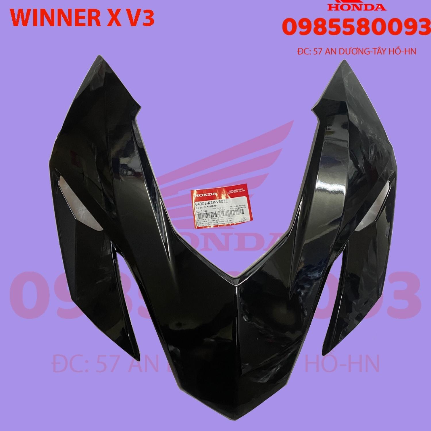 DÀN ÁO WINNER X V3 2022 MÀU ĐEN BÓNG ( CÓ BÁN LẺ)