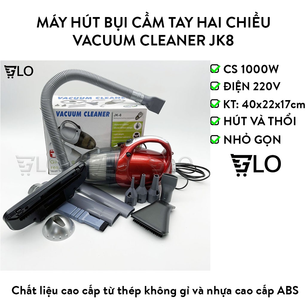 Máy hút bụi cầm tay hai chiều vacuum cleaner jk-8