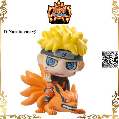 1106 Mô hình Naruto Chibi Nhân vật D-Naruto cửu vỹ