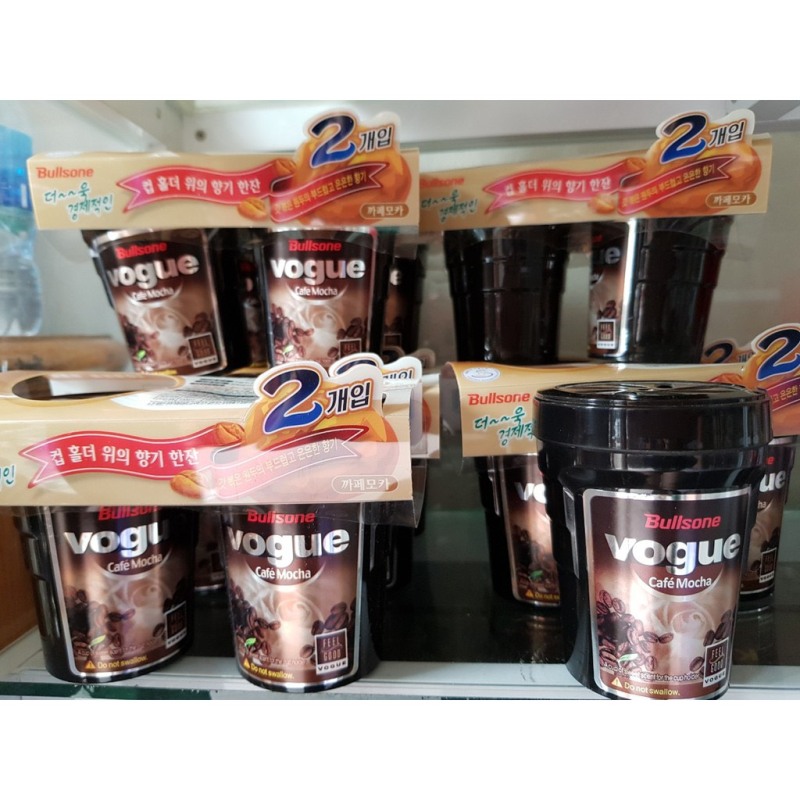 Sáp thơm Bullsone Vogue hương cafe cho ô tô ( 1 cặp = 2 cốc)