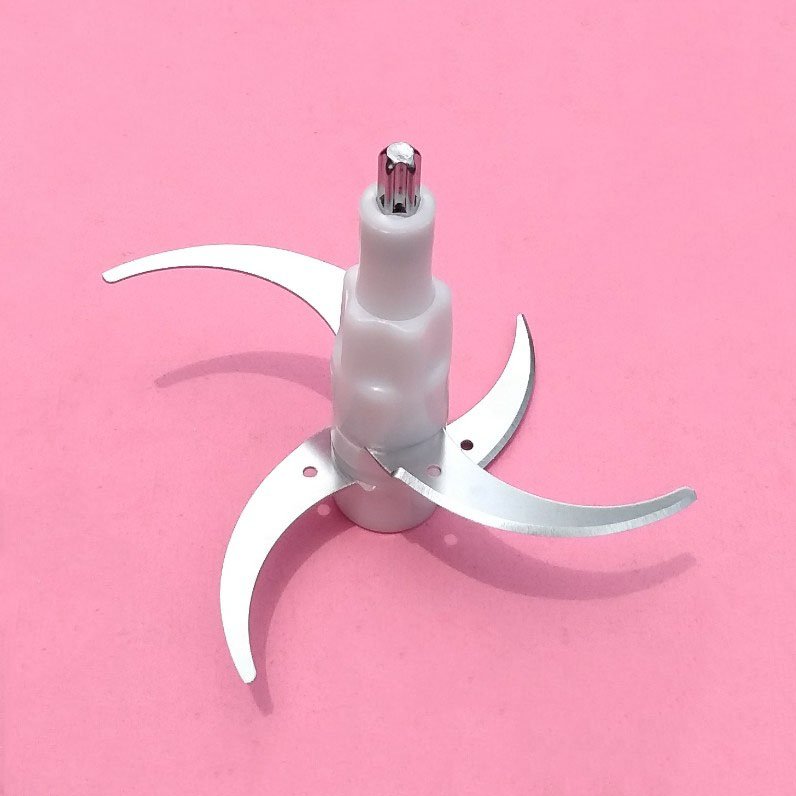 Lưỡi dao kép thay thế dùng cho máy xay thịt cối dung tích 2L Có chiều cao trục dao 10,5cm