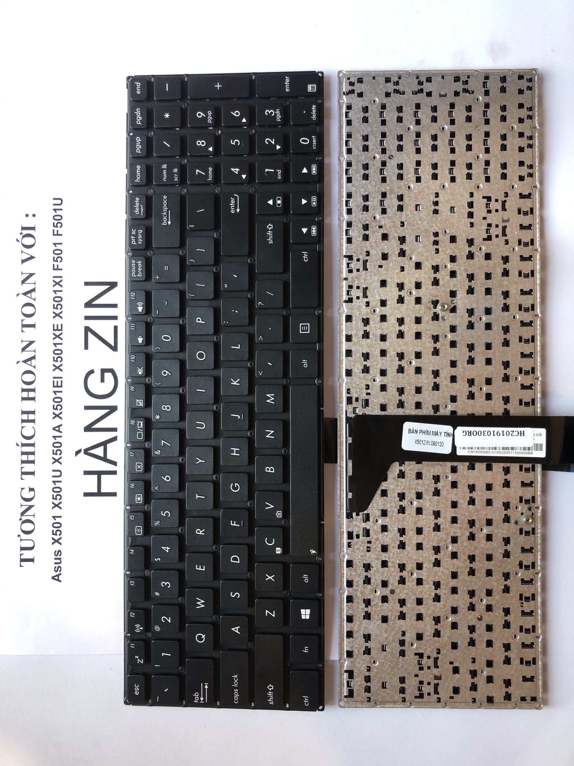 [HCM]Bàn phím cho Laptop Asus X501 X550 X502 K550 A550 F501 Y582 S550 D552C Bảo hành 12 Tháng Lỗi 1 đổi 1