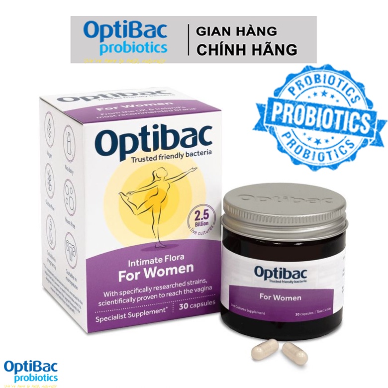 Men vi sinh Optibac tím (Optibac For Women) chuẩn nội địa UK