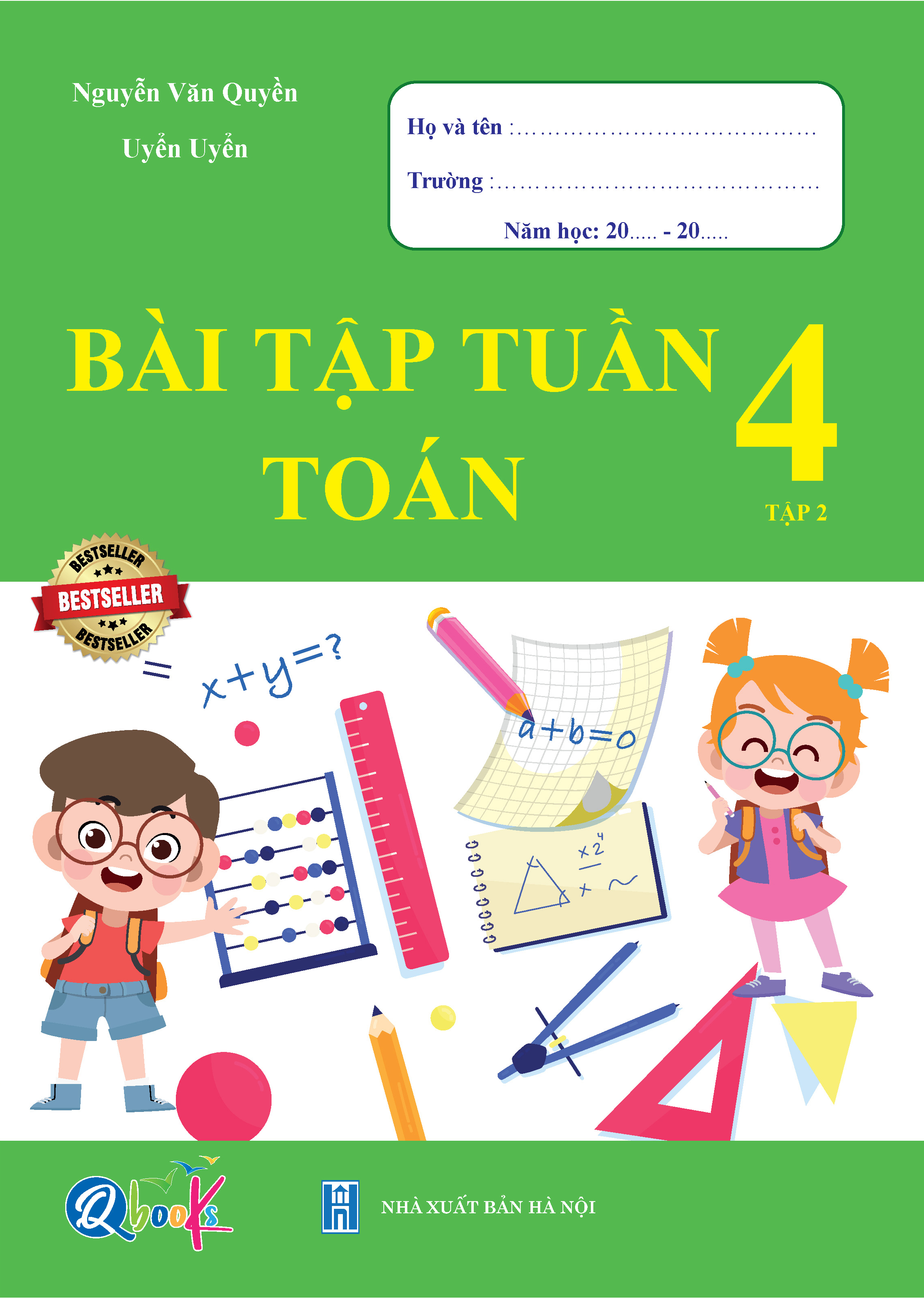 Combo Sách - Bài Tập Tuần Toán 4 Tập 1 + 2