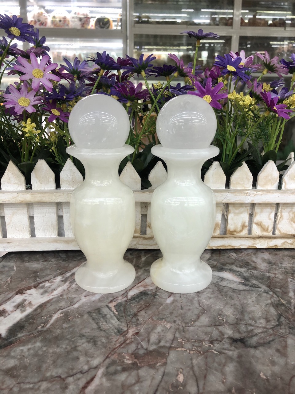 Lục bình, lọ hoa, bình bông đá ngọc onyx