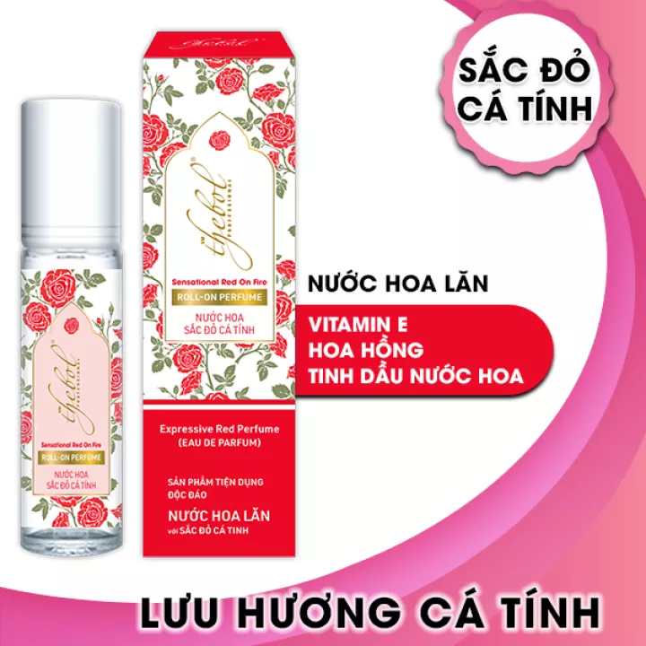 Nước hoa lăn Sắc Đỏ Cá Tính Thebol 8ml