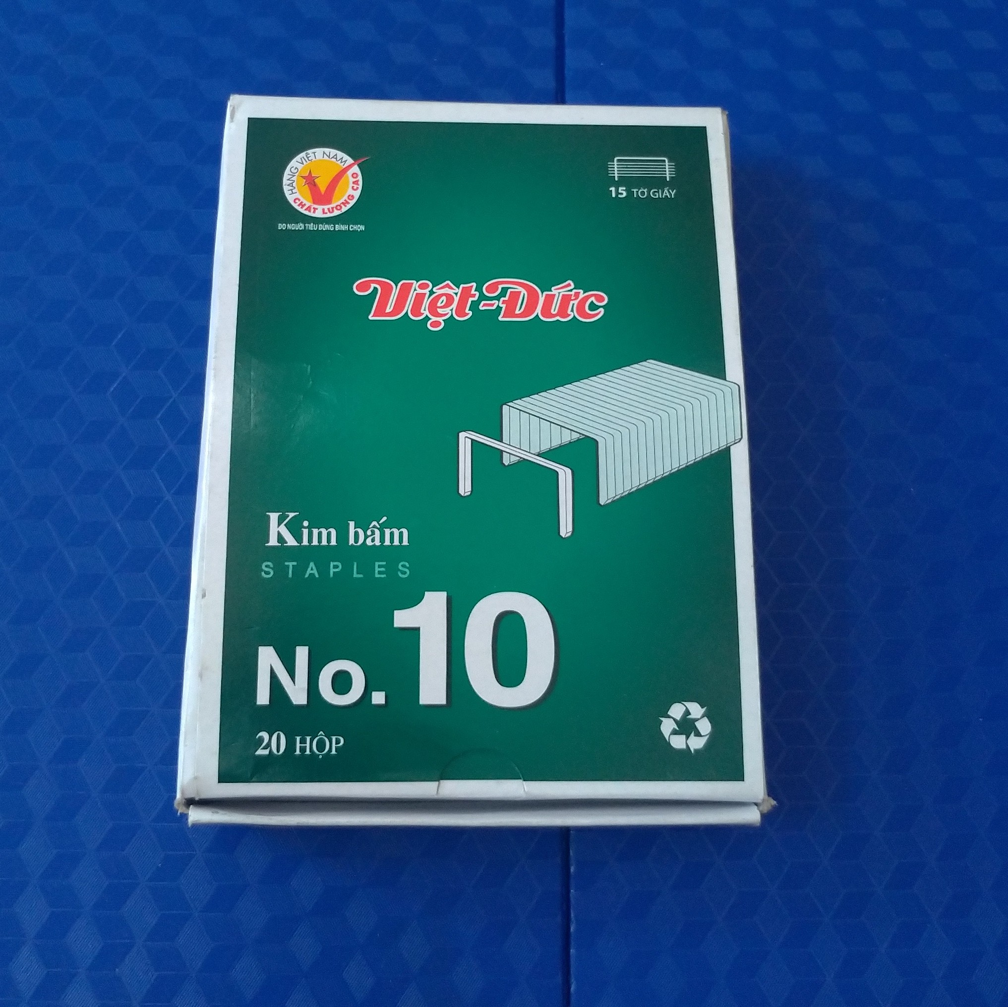 KIM BẤM NO.10 VIỆT ĐỨC (HỘP 20 HỘP NHỎ)