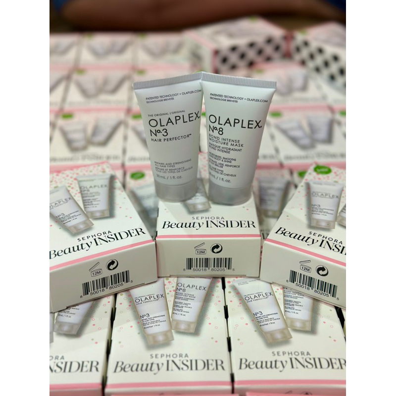 Set dưỡng tóc phục hồi Olaplex Sephora no3 và no8 30ml