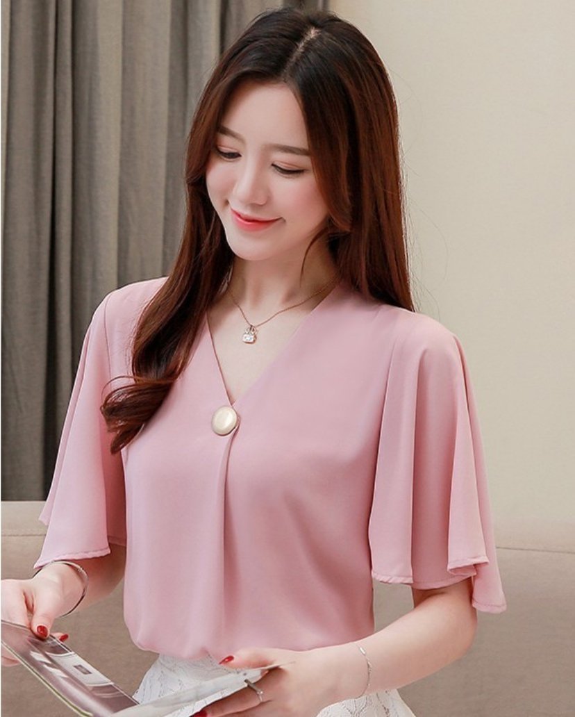 [HCM]ÁO KIỂU CINDY TAY LOE