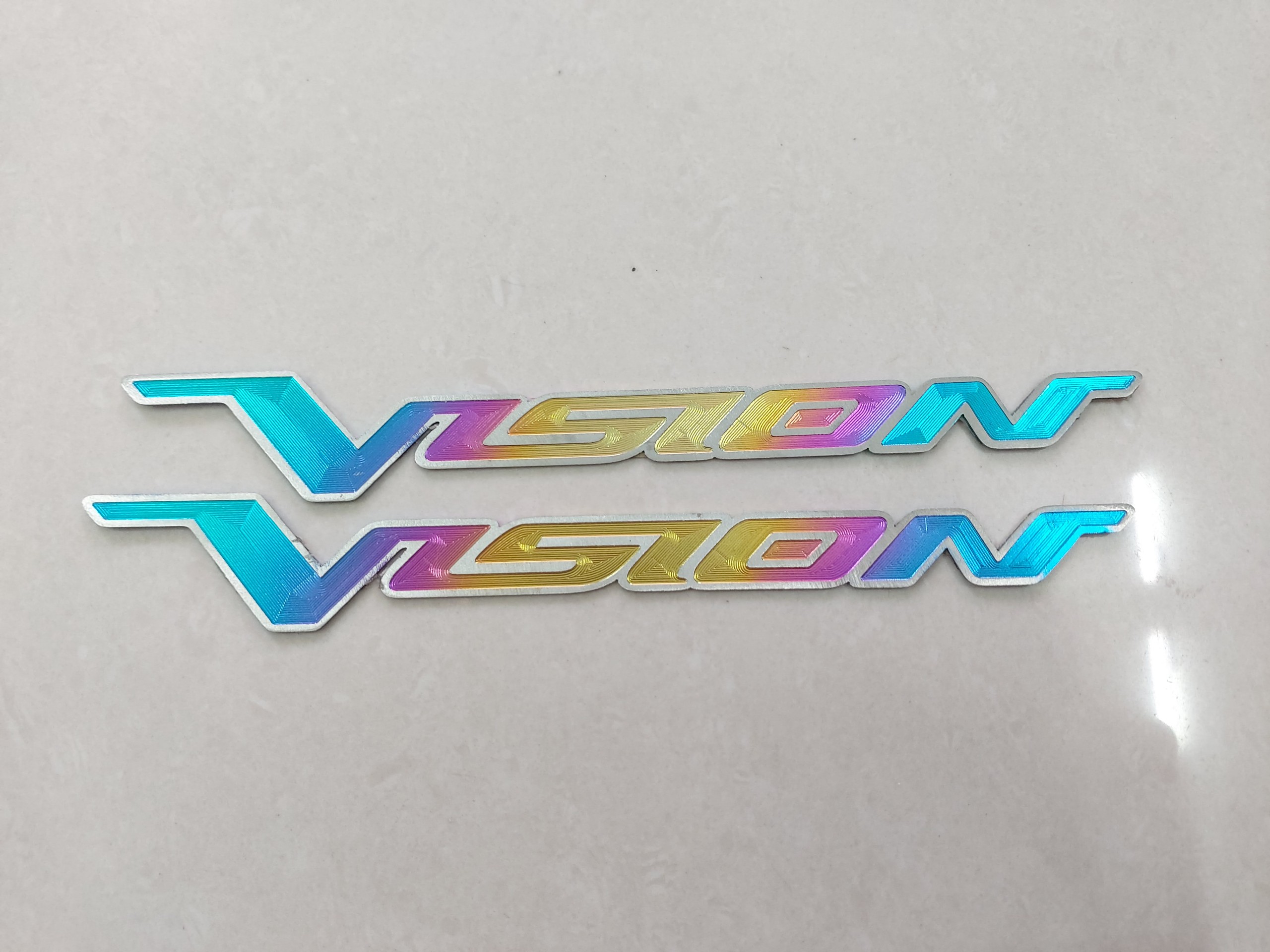 Tem chữ vision titan 7 màu 1 cặp
