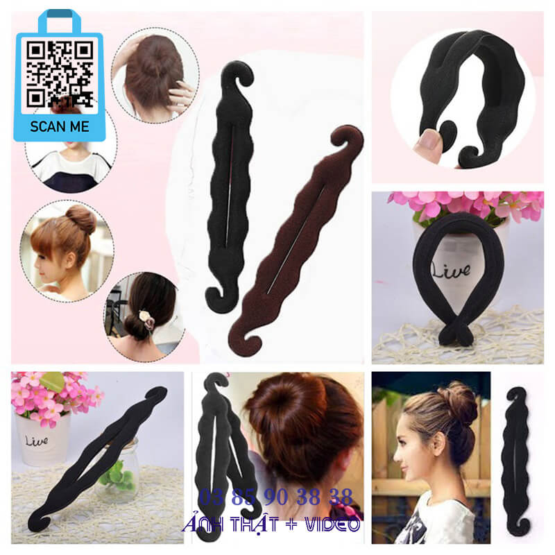 Dụng cụ búi tóc củ tỏi đa năng - thương hiệu VỢ CHỒNG TÔI
