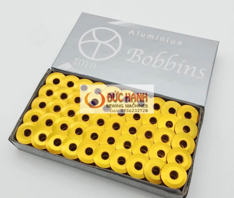 Suốt nhôm vàng 1 kim máy may công nghiệp 50 con - 100 con