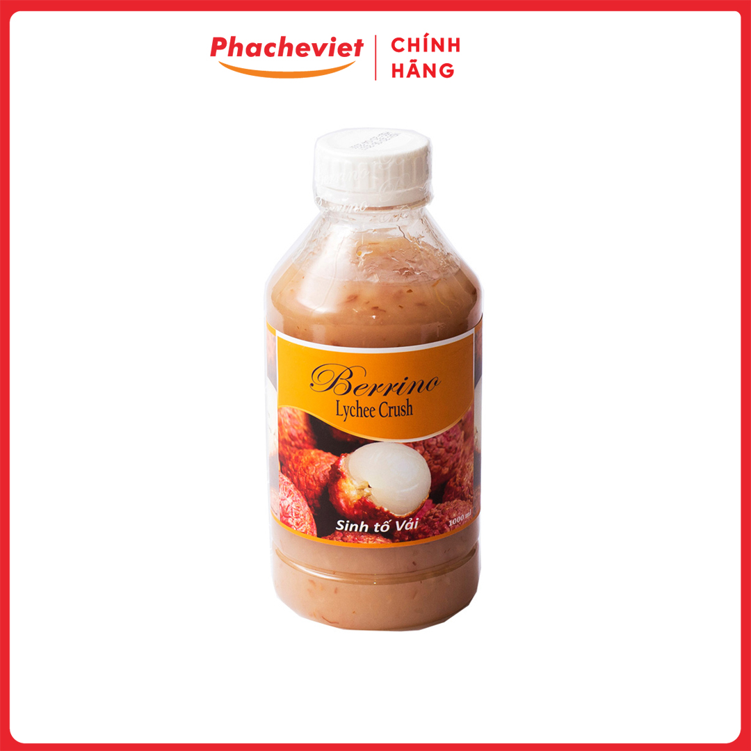 Sinh tố berrino vải 1000ml