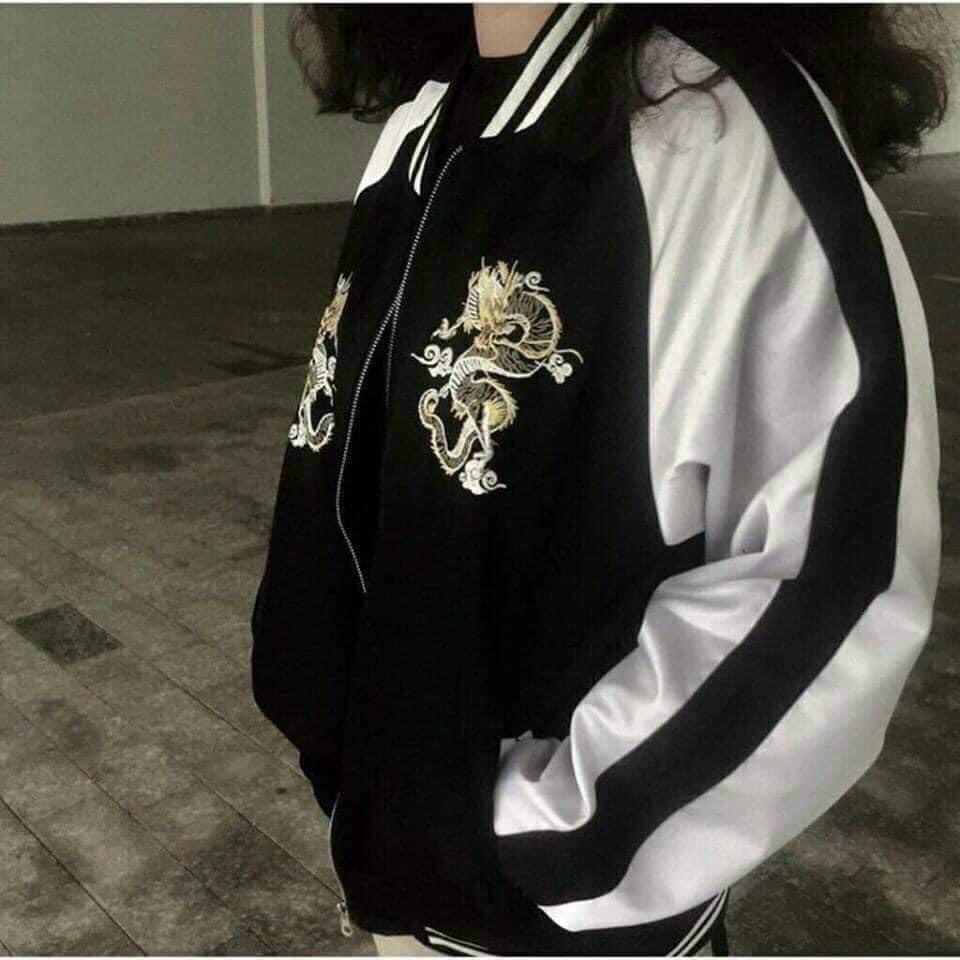( SIÊU SALE GIÁ RẺ) ÁO KHOÁC DÙ BOMBER THÊU HÌNH CỰC CHẤT THỜI TRANG NAM LEE