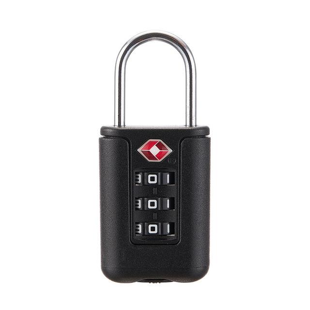2023 New TSA Customs Code Lock for Travel Luggage Password Changeable Lock Contrast Color Design Padlock