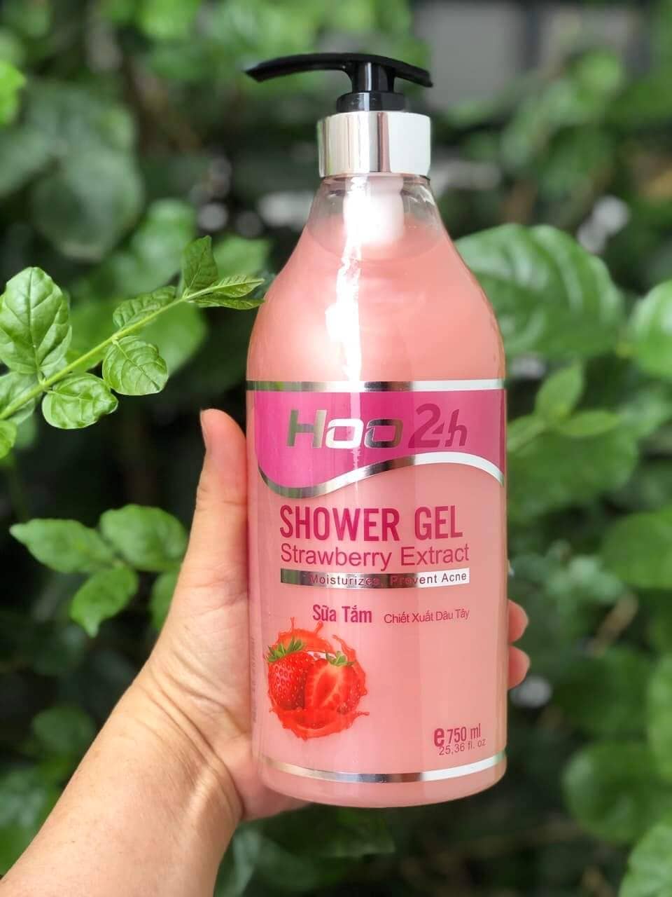 SỮA TẮM SHOWER GEL HOO24H ( CHIẾT XUẤT THẢO MỘC, DÂU TÂY, VIỆT QUẤT)