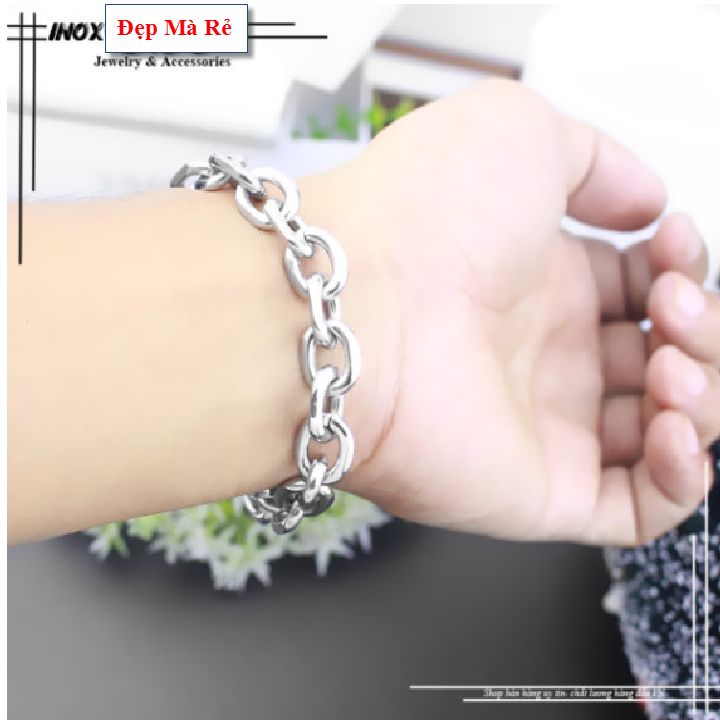 Lắc tay nam inox đẹp lắc tay nam inox đẹp lắc tay nam inox giá rẻ - Cam kết 1 đổi 1 nếu gỉ sét