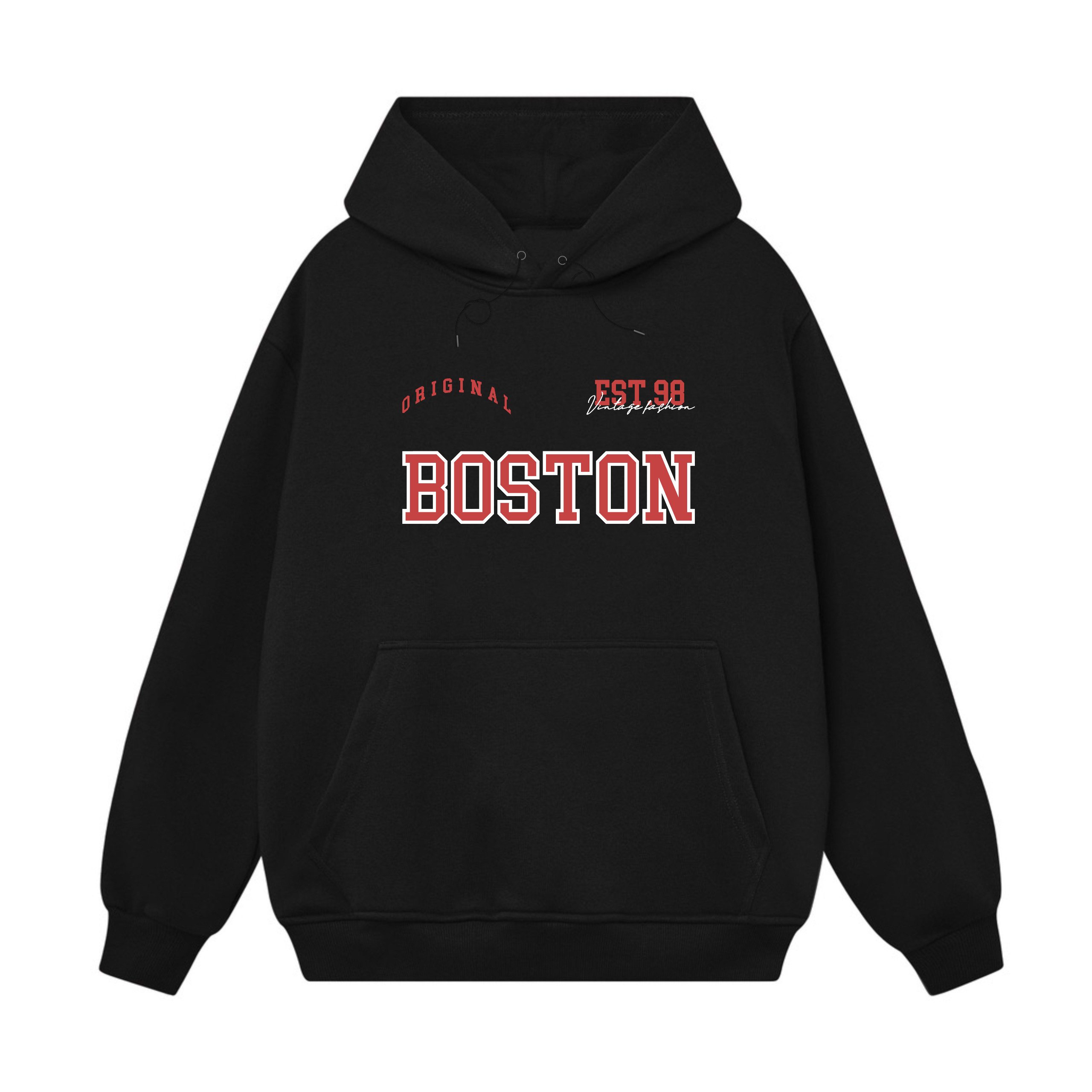 Áo khoác hoodie nam bb-boiz big size vải nỉ da cá form bigsize 90kg - 135kg - in