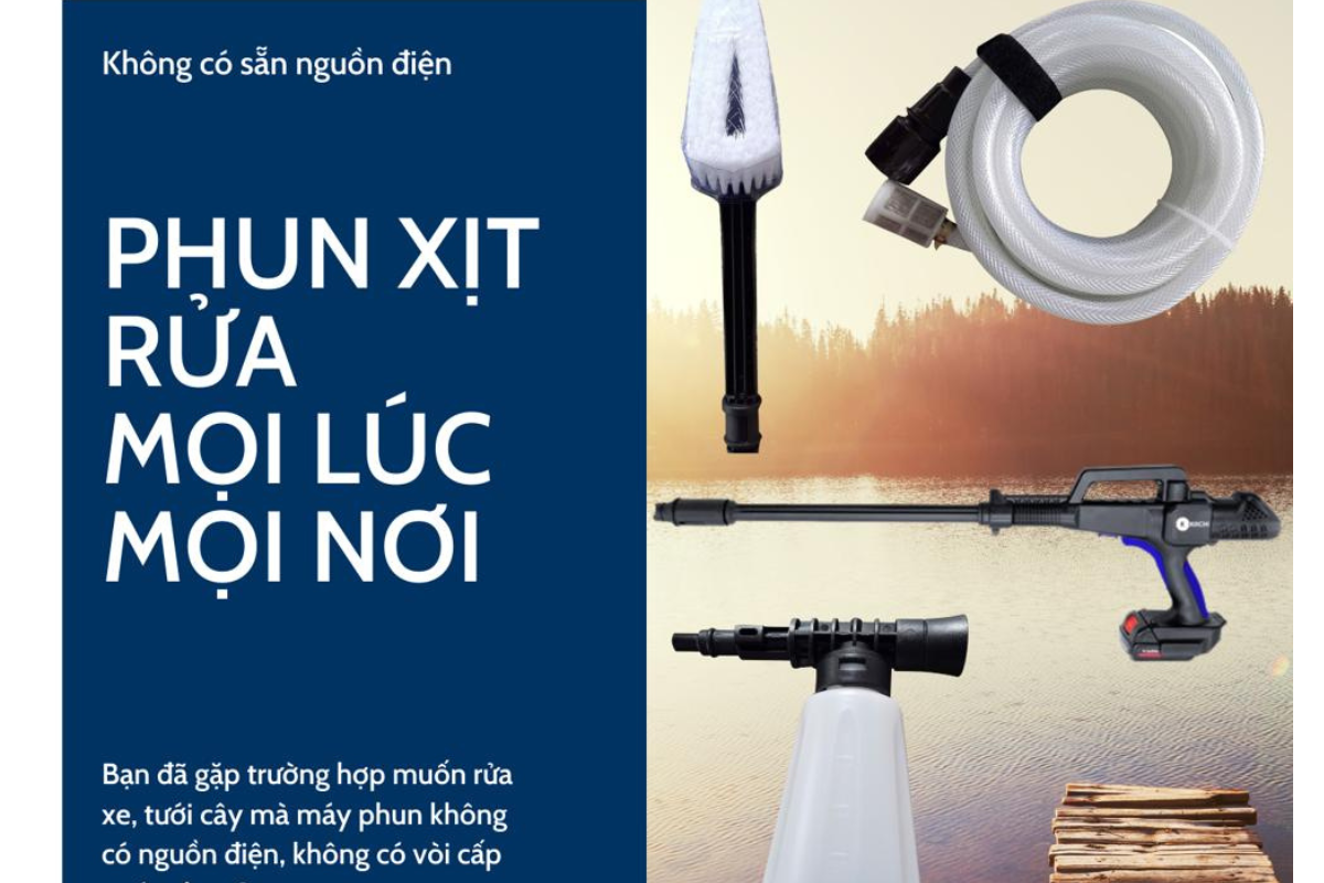 Máy Phun Xịt Rửa Cao Áp Kachi