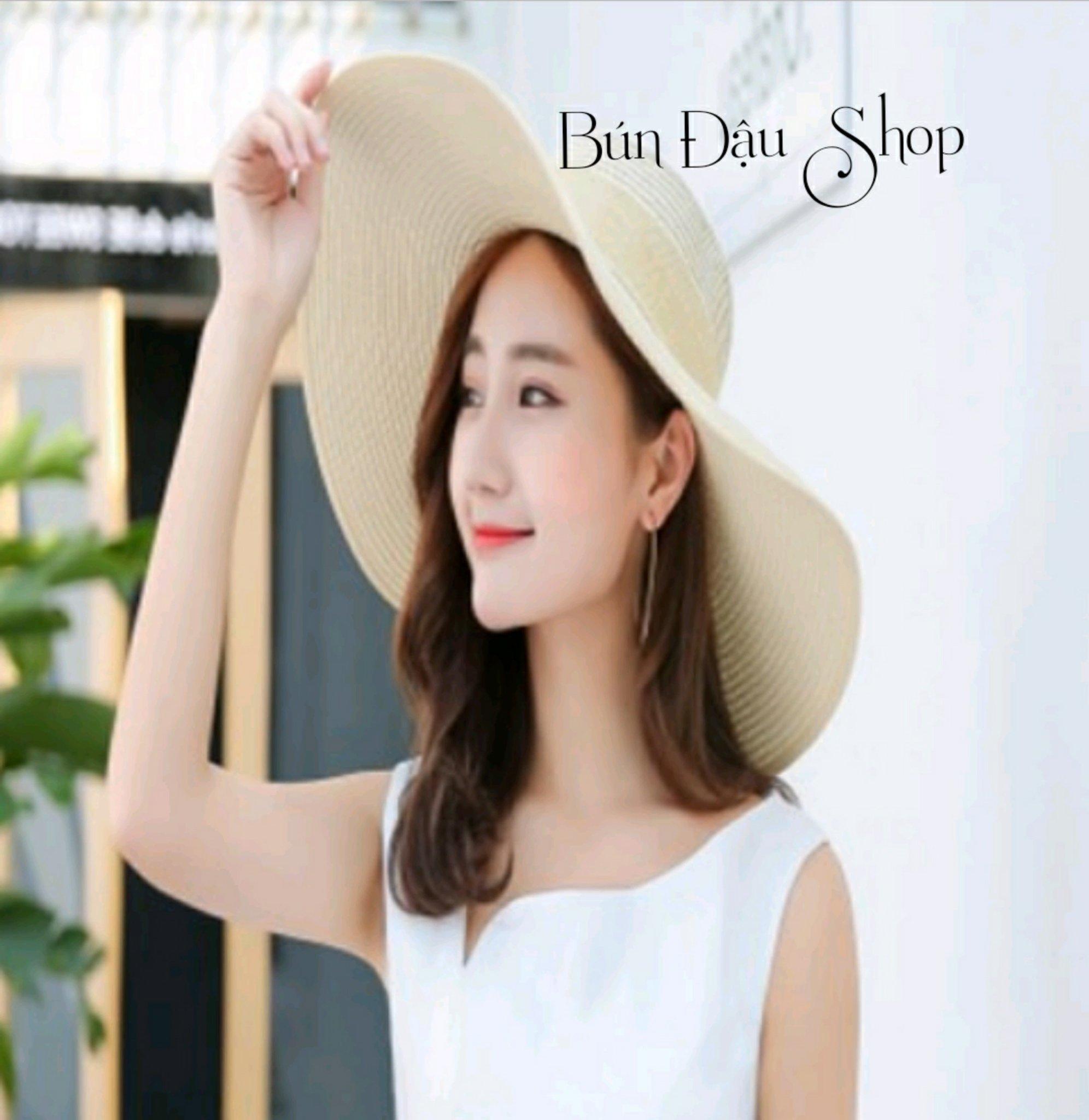 Mũ - Nón Cói Vành Rộng Trơn