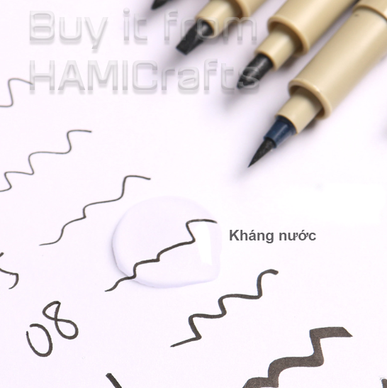 BÚT LINE ĐI NÉT SAKURA PIGMA MICRON ĐỦ SIZE (003 - BRUSH)