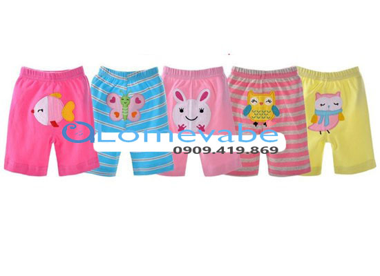 [ HÀNG TRƯNG BÀY ] SET 5 QUẦN NGẮN MÔNG THÚ TRẺ EM CARTER BÉ TRAI 12TH