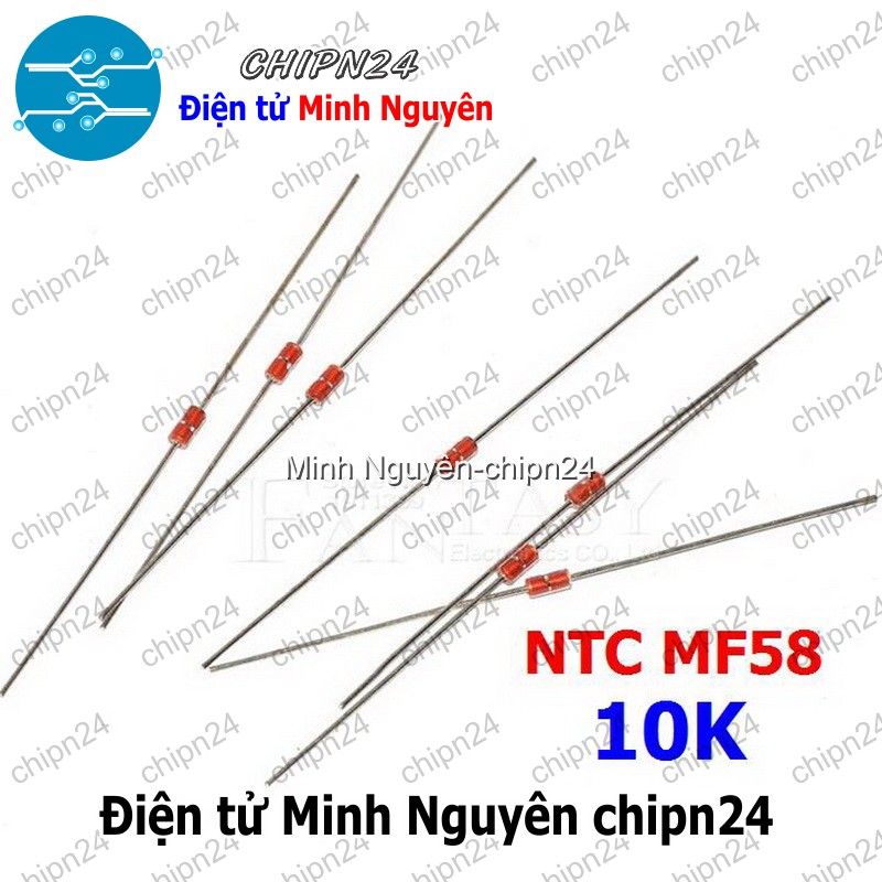 [5 con] (K502) Điện Trở Nhiệt NTC MF58 10K 5% DO-41 - HH003993
