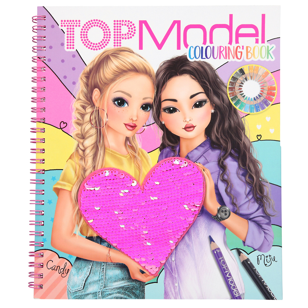 BST thiết kế thời trang TopModel sticker Book with Sequins TM10744