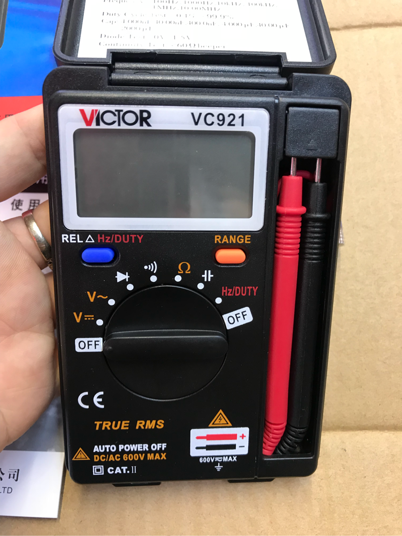 Đồng hồ vạn năng bỏ túi VICTOR VC921 - donghoVICTOR-VC921