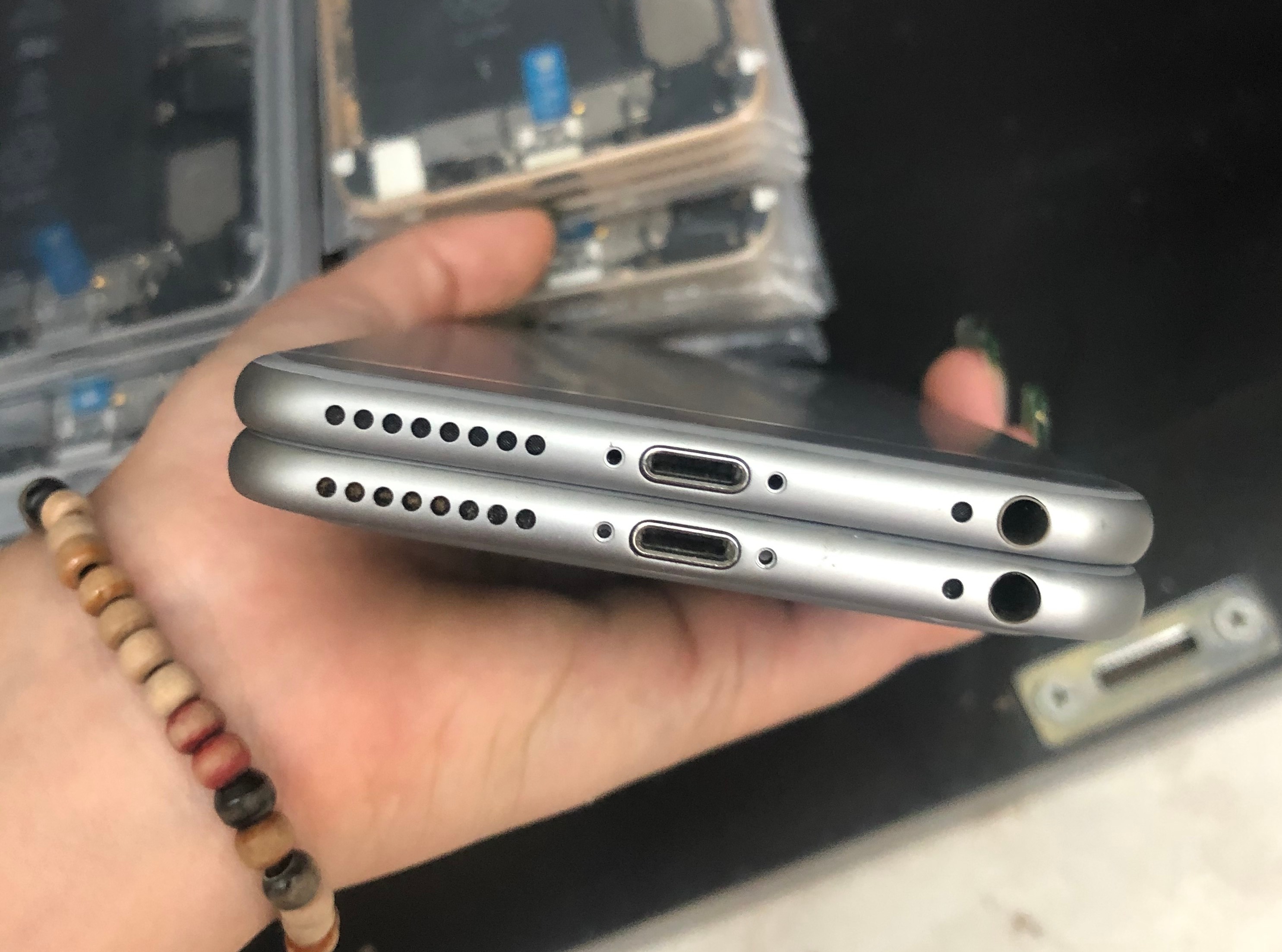 cụm lưng 6s plus màu đen bóc máy đẹp keng