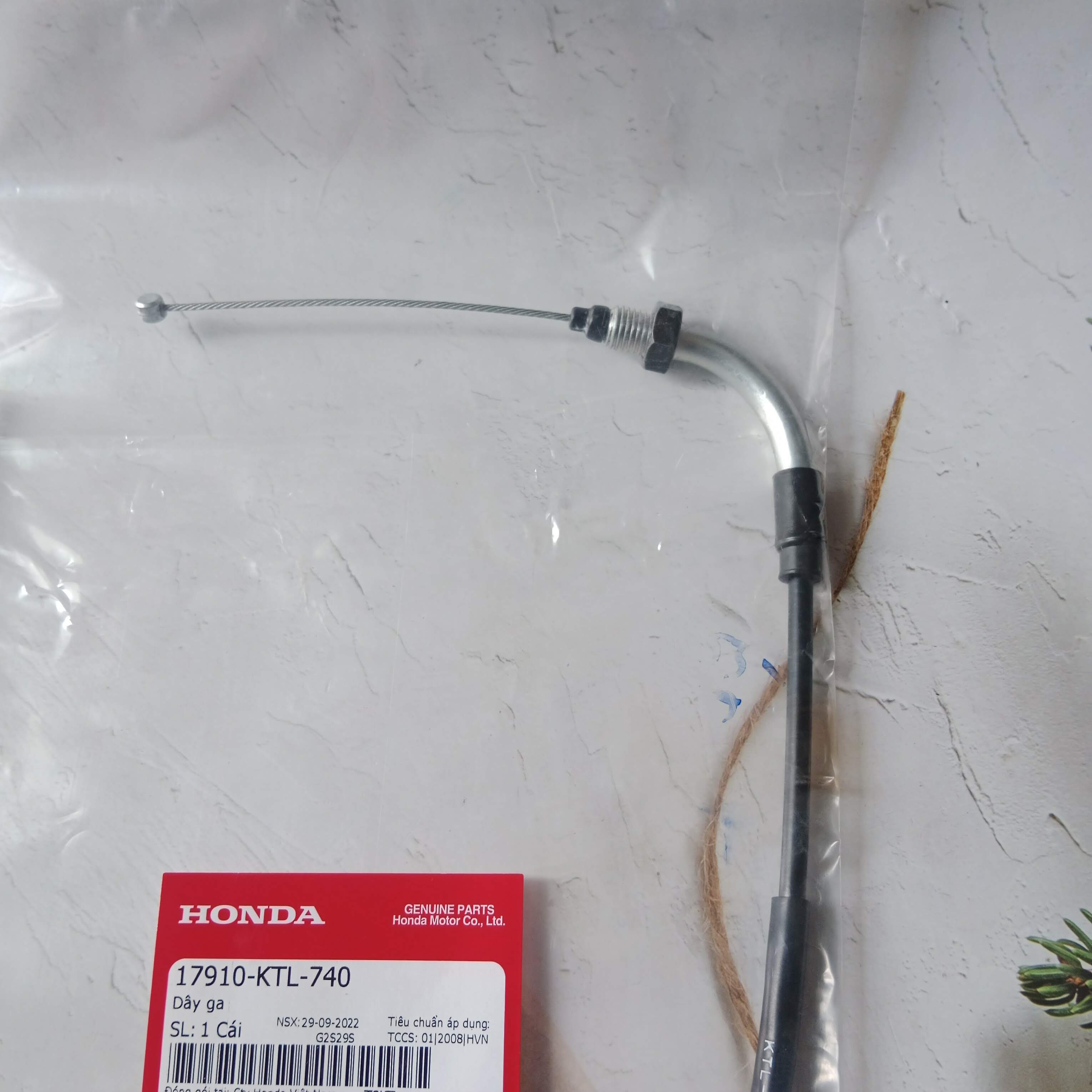 Dây ga Wave RS , Wave S 100 , Wave A 100cc zin chính hãng Honda