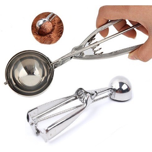 Muỗng (môi) múc kem inox