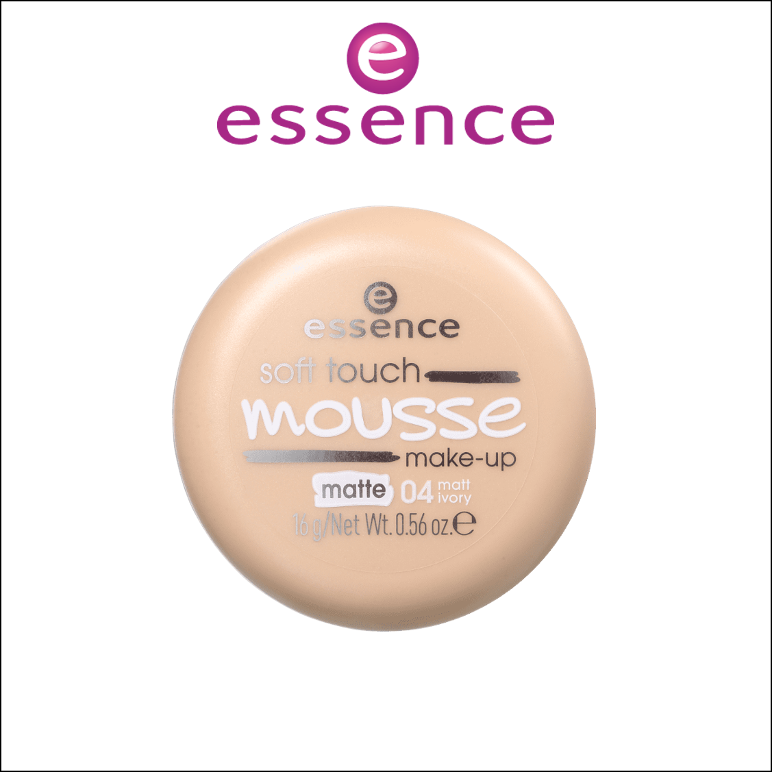 [HCM]Phấn Tươi Đức Essence Mousse Soft Touch Make Up Màu số 04 Matt Ivory 16g