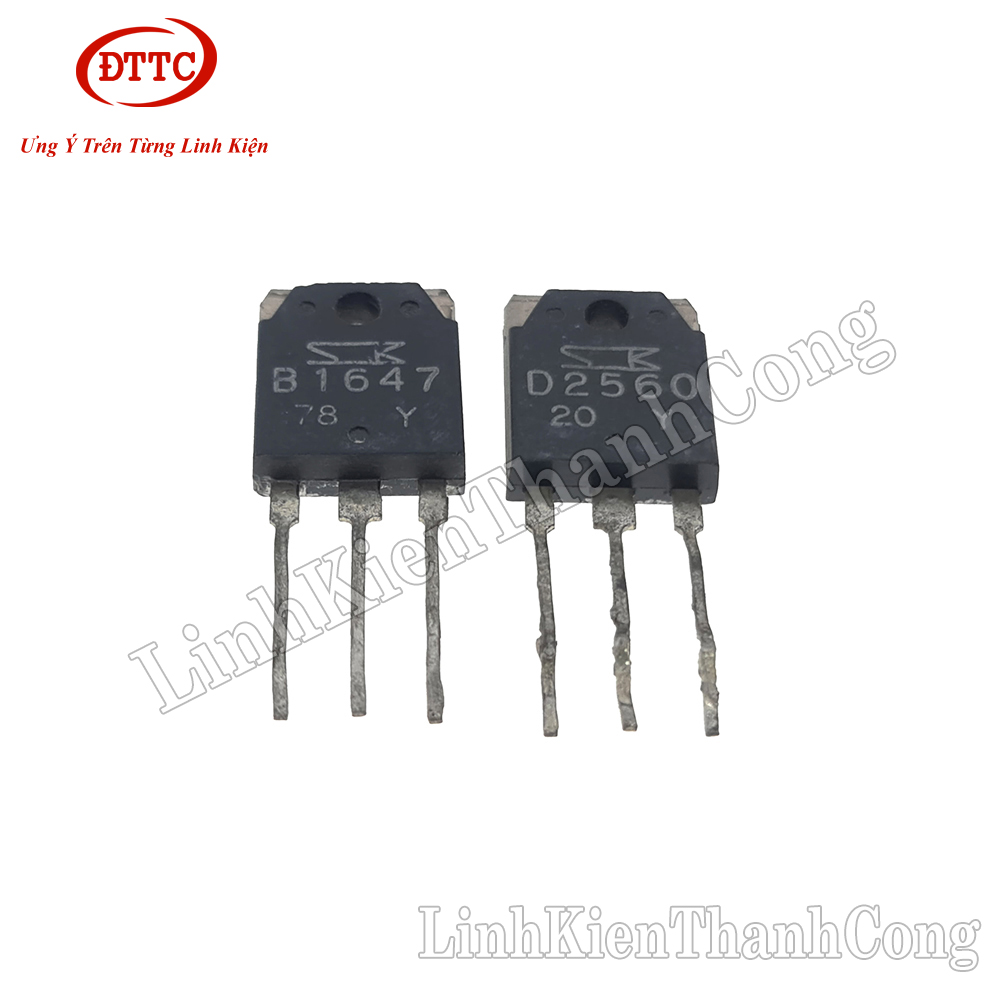 Cặp B1647 D2560 Sanken Tháo Máy