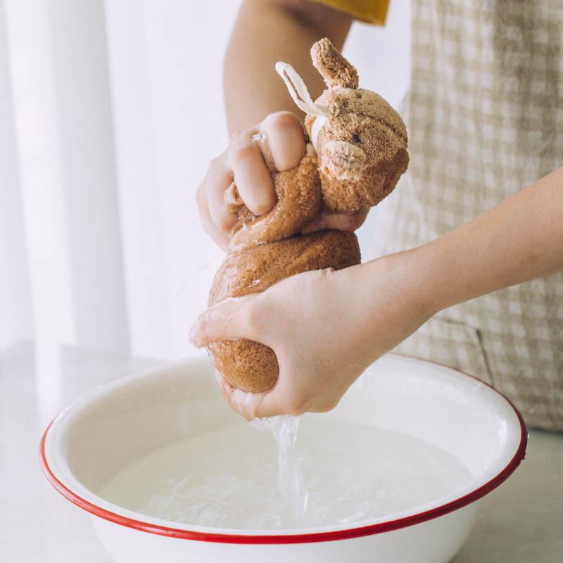 SHUEHO Nhung San Hô Dạng Treo Khăn Tay Đáng Yêu Hoạt Hình Hà Mã Đồ Gia Dụng Nhà Bếp, Phòng Tắm Hút Nước Rẻ Lau Tay Vải