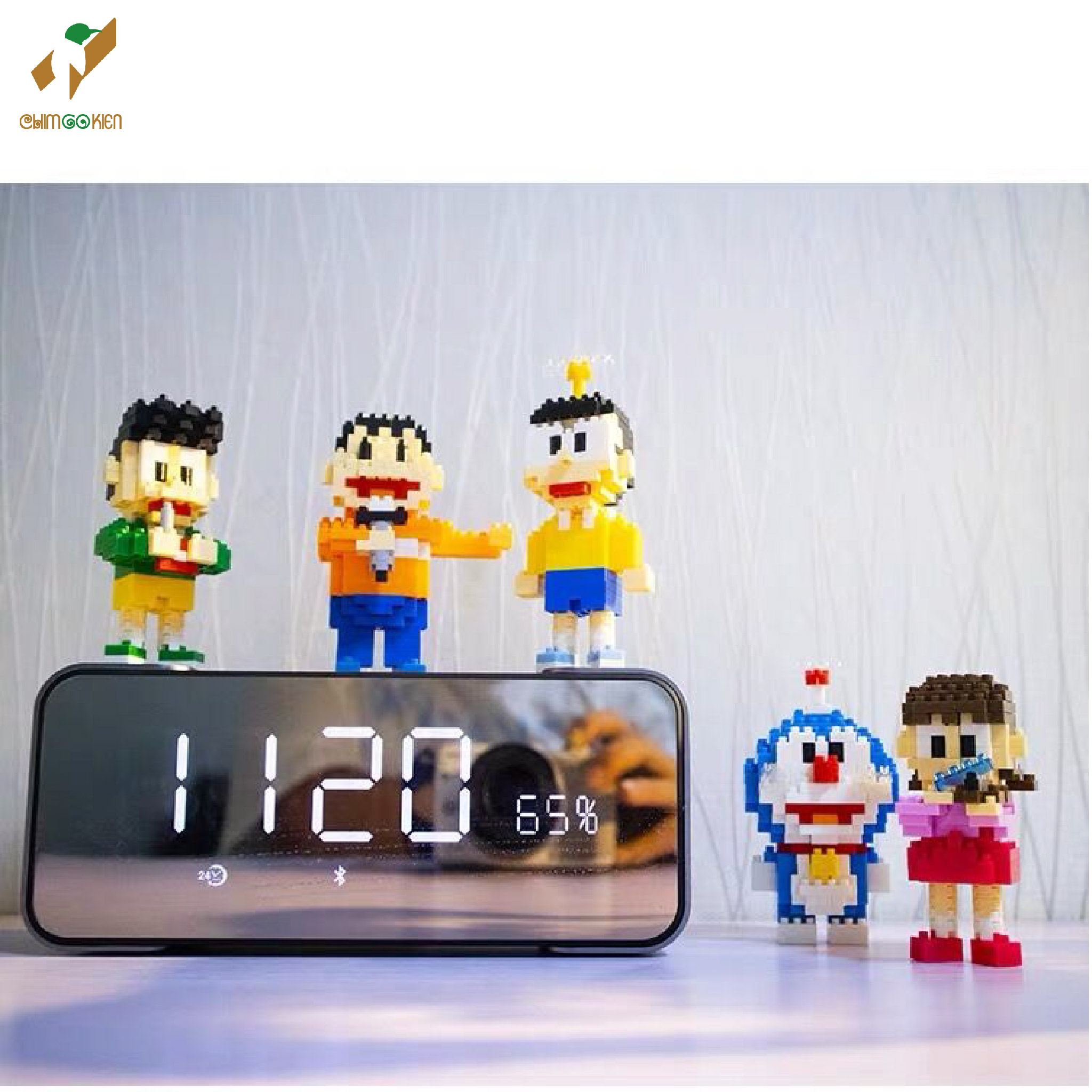 Mô hình lego Doraemon xếp hình lego 250 chi tiết