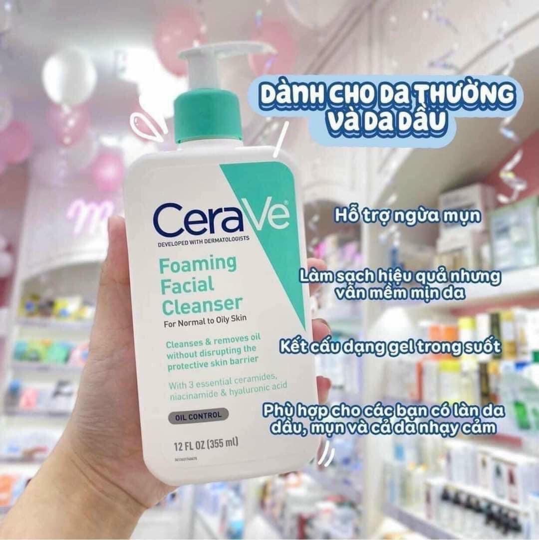 Sữa Rửa Mặt Cerave Cho Da Khô