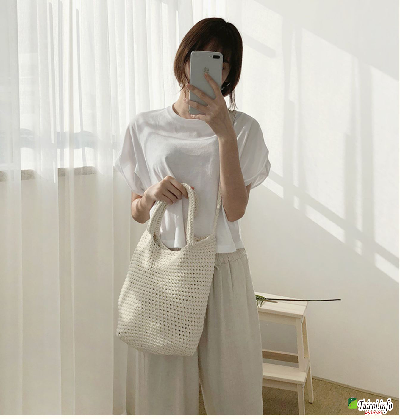 [Giá gốc tận xưởng] Túi len đeo chéo quai xách