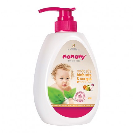 Nước Rửa Bình Sữa Và Rau Quả Mamamy (600ml).