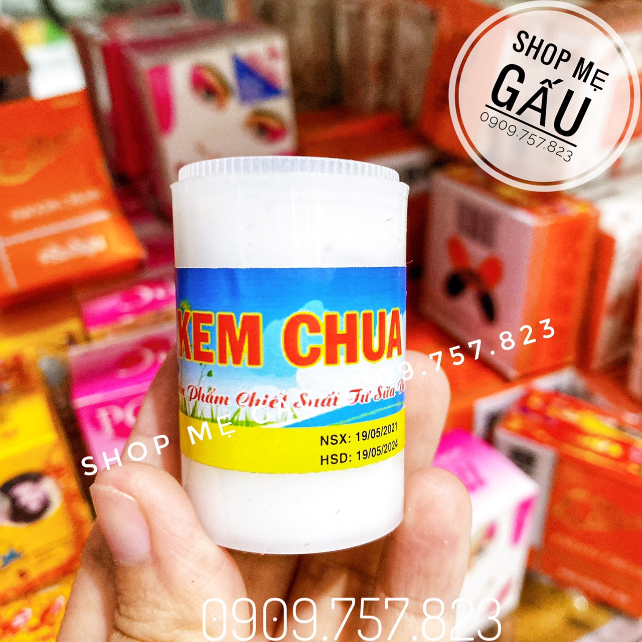 Combo 3 hũ kem chua trắng da