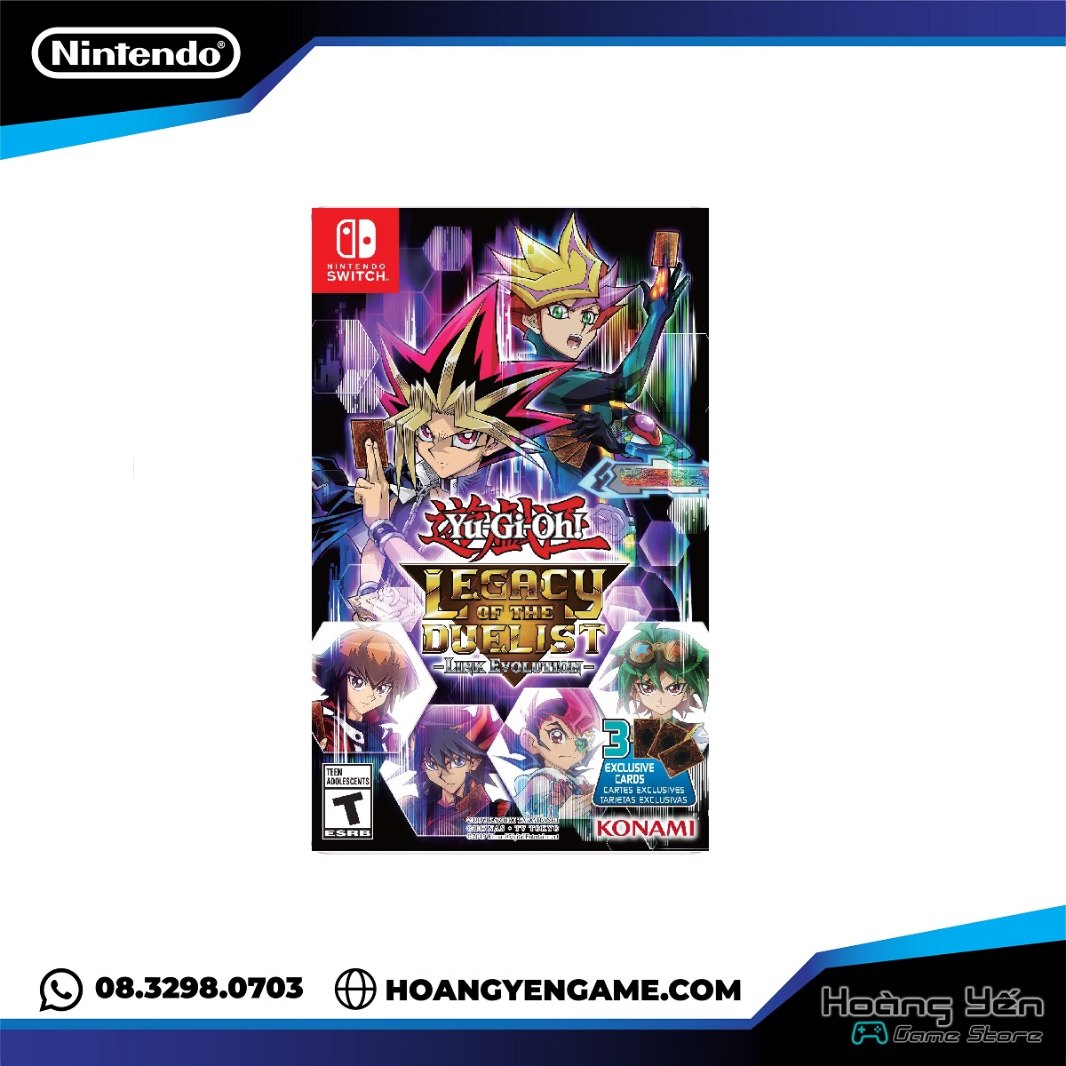 [HCM]Thẻ game Yu-Gi-Oh! Legacy of the Duelist: Link Evolution Nintendo Switch