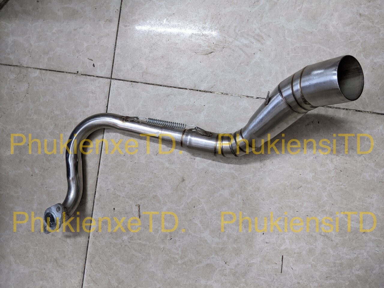 Cổ pô 2 khúc Vario gắn lon NLK